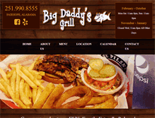 Tablet Screenshot of bigdaddysgrill.net